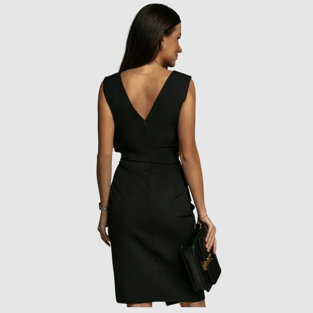 Saira | Sleeveless V-Neck Dress