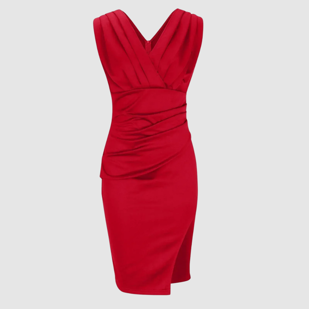 Saira | Sleeveless V-Neck Dress
