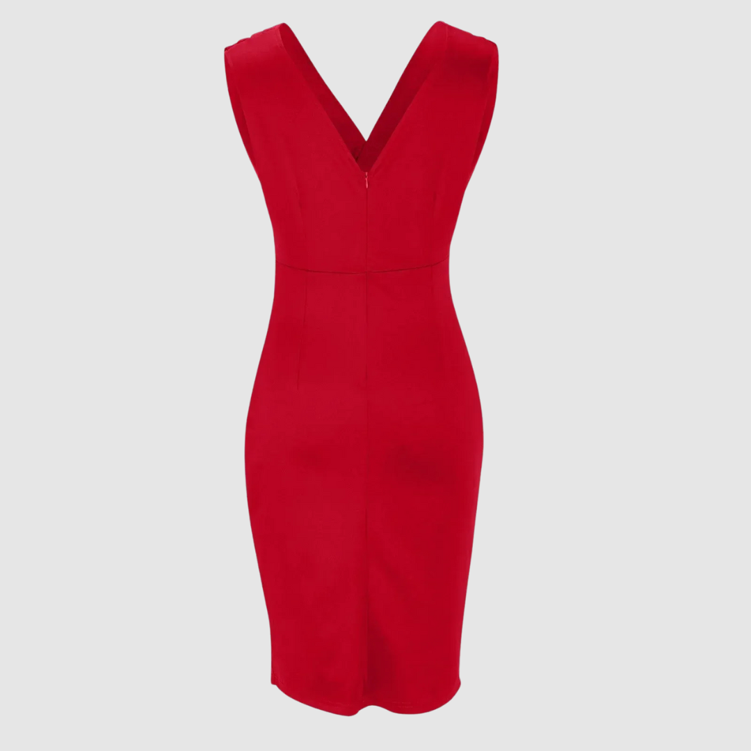 Saira | Sleeveless V-Neck Dress