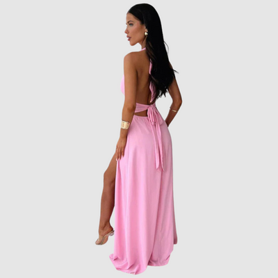 Rachel | Halter Dress