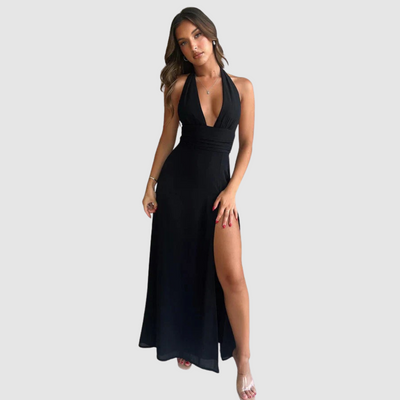Rachel | Halter Dress
