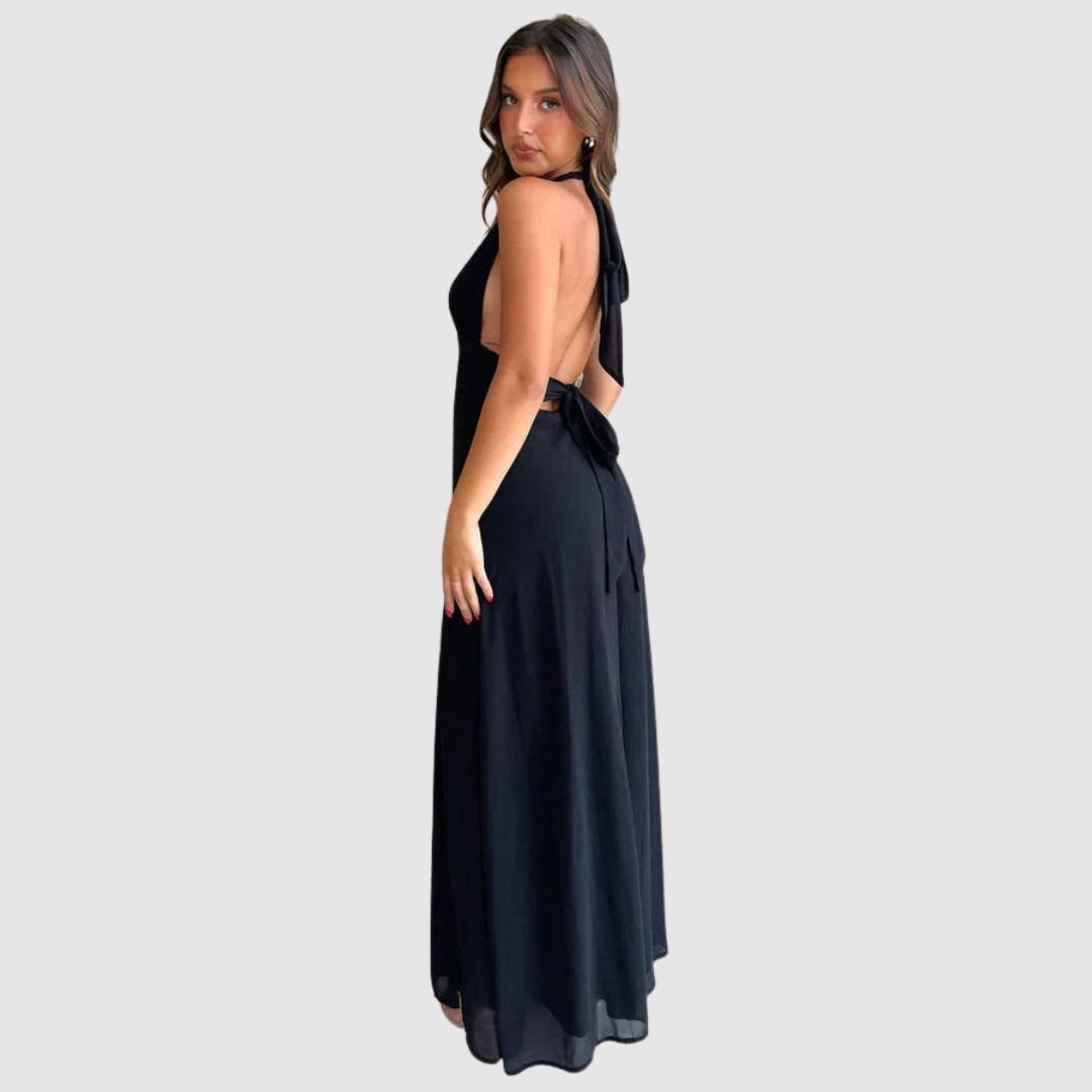 Rachel | Halter Dress