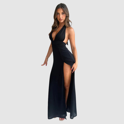 Rachel | Halter Dress