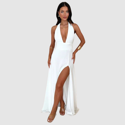 Rachel | Halter Dress