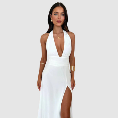 Rachel | Halter Dress