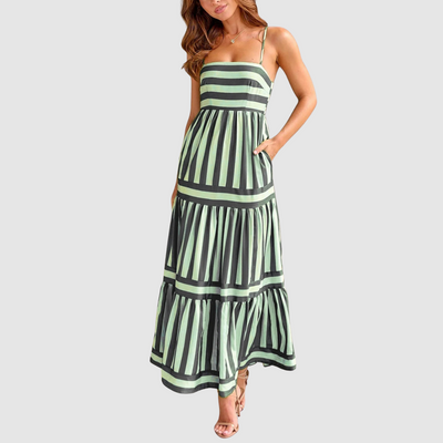 Marisol | Striped maxi dress