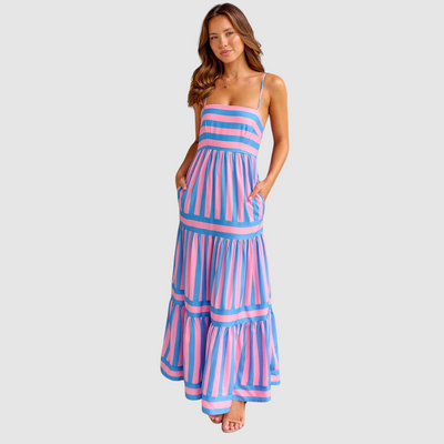 Marisol | Striped maxi dress