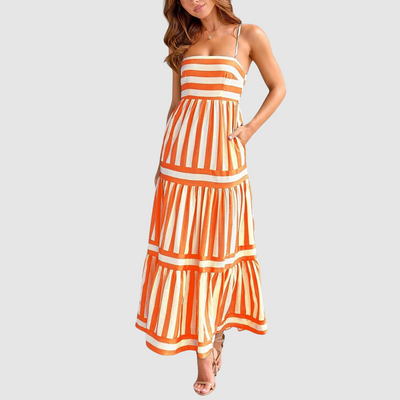 Marisol | Striped maxi dress