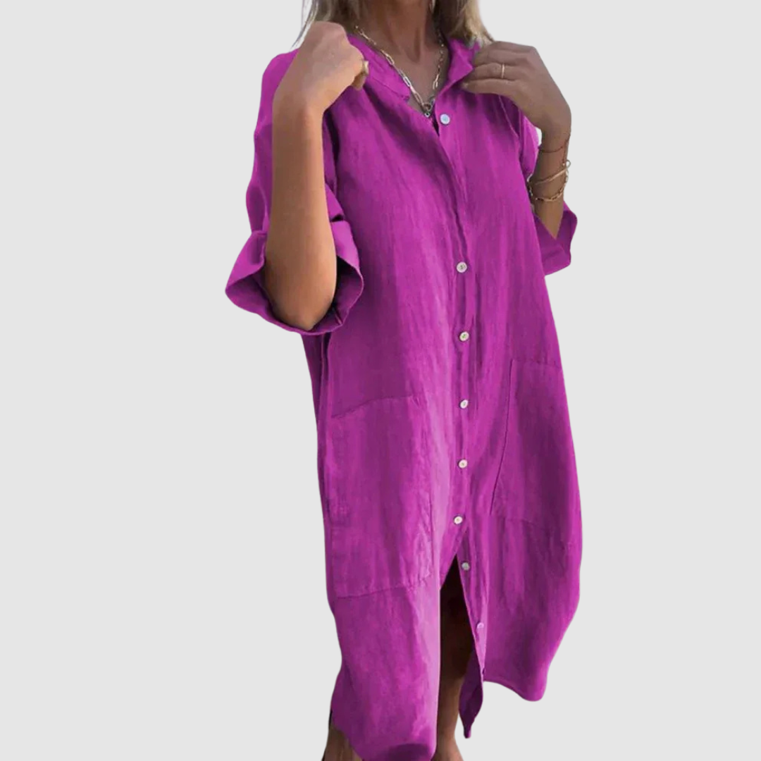 Aguilera - Shirt Dress With Buttons