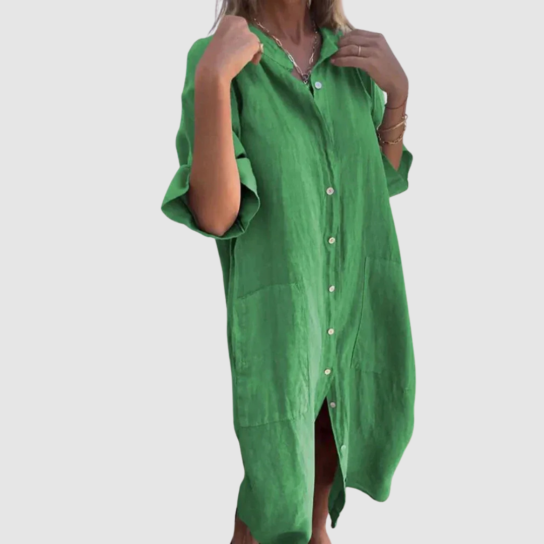 Aguilera - Shirt Dress With Buttons