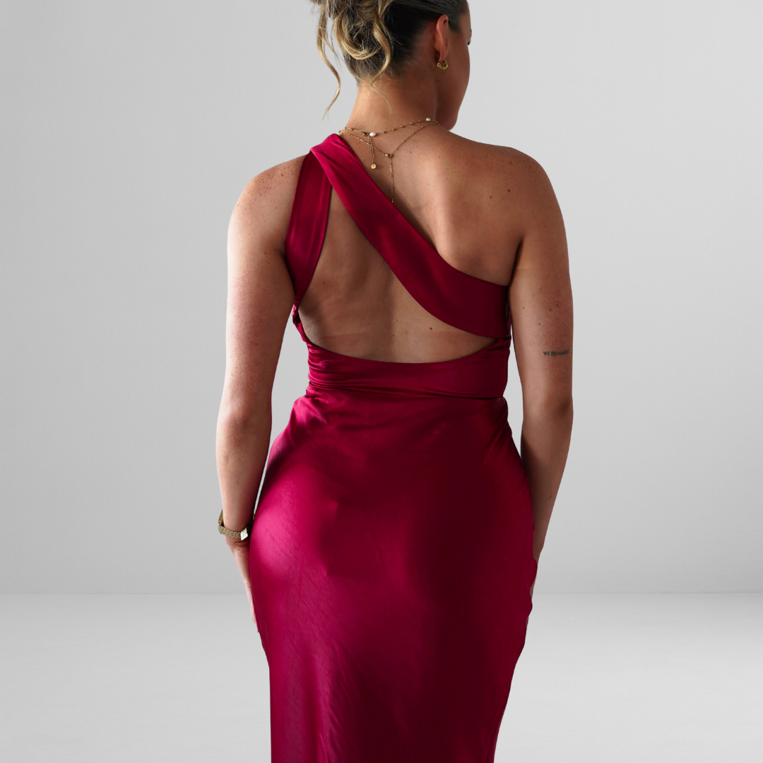 Ashlee | One Shoulder Maxi Dress