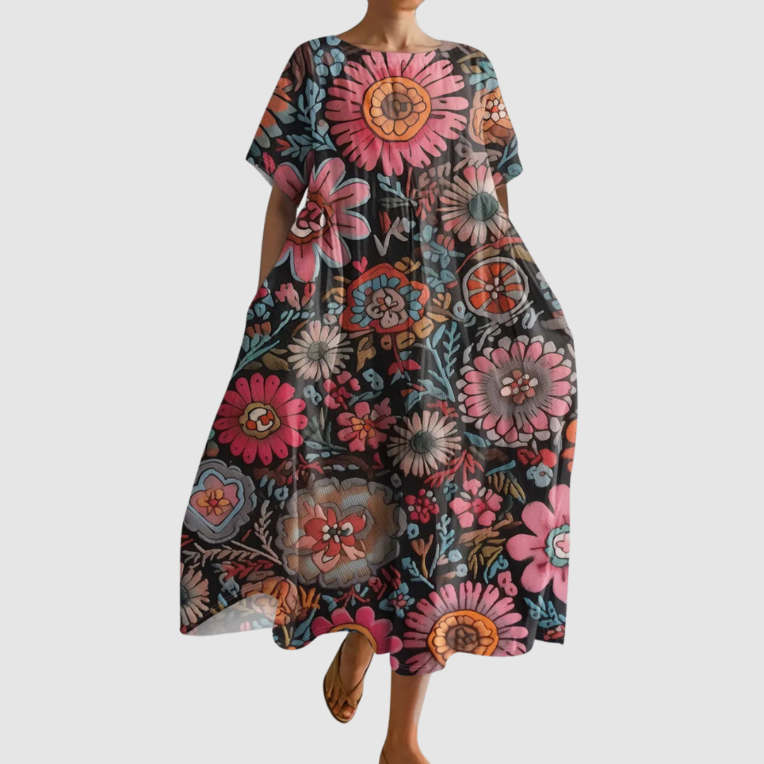 Lilou | Long Floral Dress